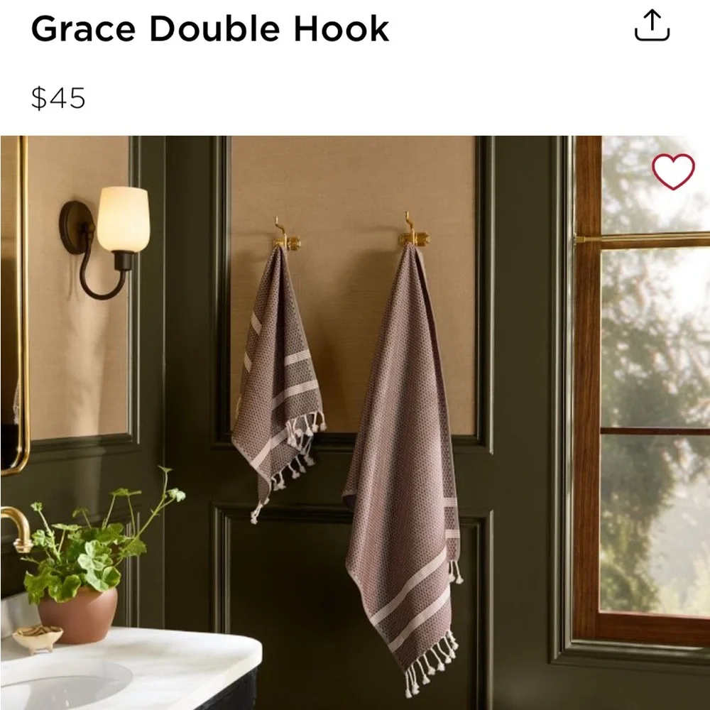 New Timeless Unlaquered Rejuvenation Double Wall Hooks! #2